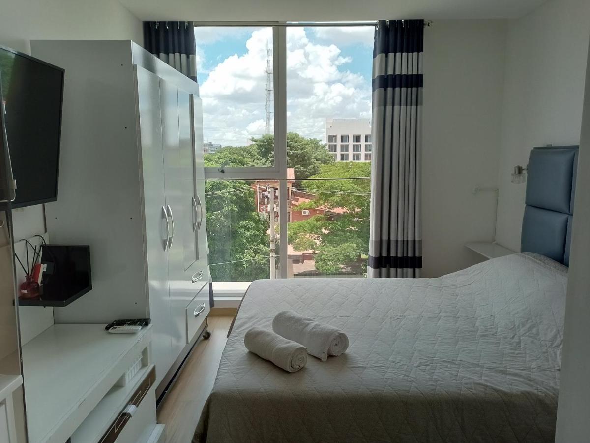 Bamboo Apartamento Monoambiente-Frente A Mall Ventura Санта-Крус-де-ла-Сьерра Экстерьер фото